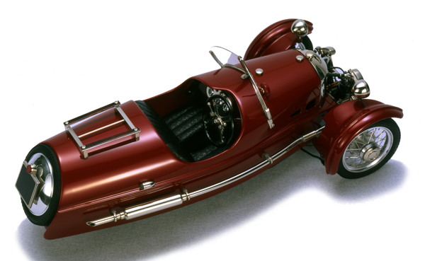 「1/9の小宇宙」歴史的名車スクラッチモデル： Morgan 3 Wheeler/1939/U.K.
