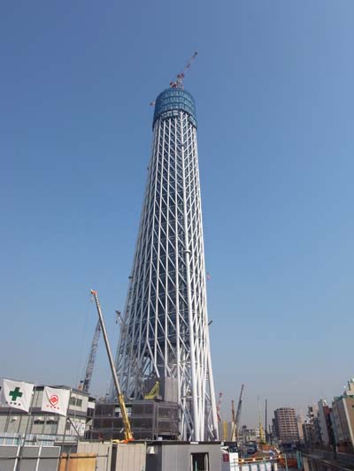 東京スカイツリー、ただいまの高さは281mです