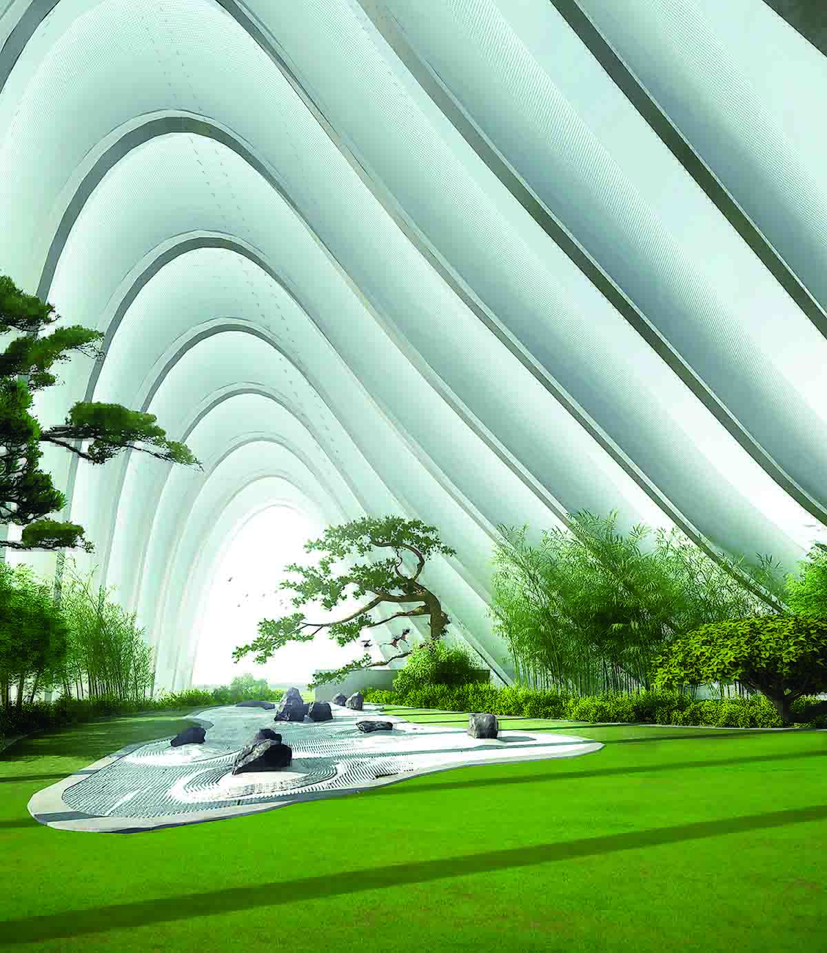 Футуристические проекты. Архитектурное бюро Mad Architects Китай. Zendai Himalayas Center, Mad Architects, Китай. Mad Architects архитектура. Биотек футуризм архитектура.