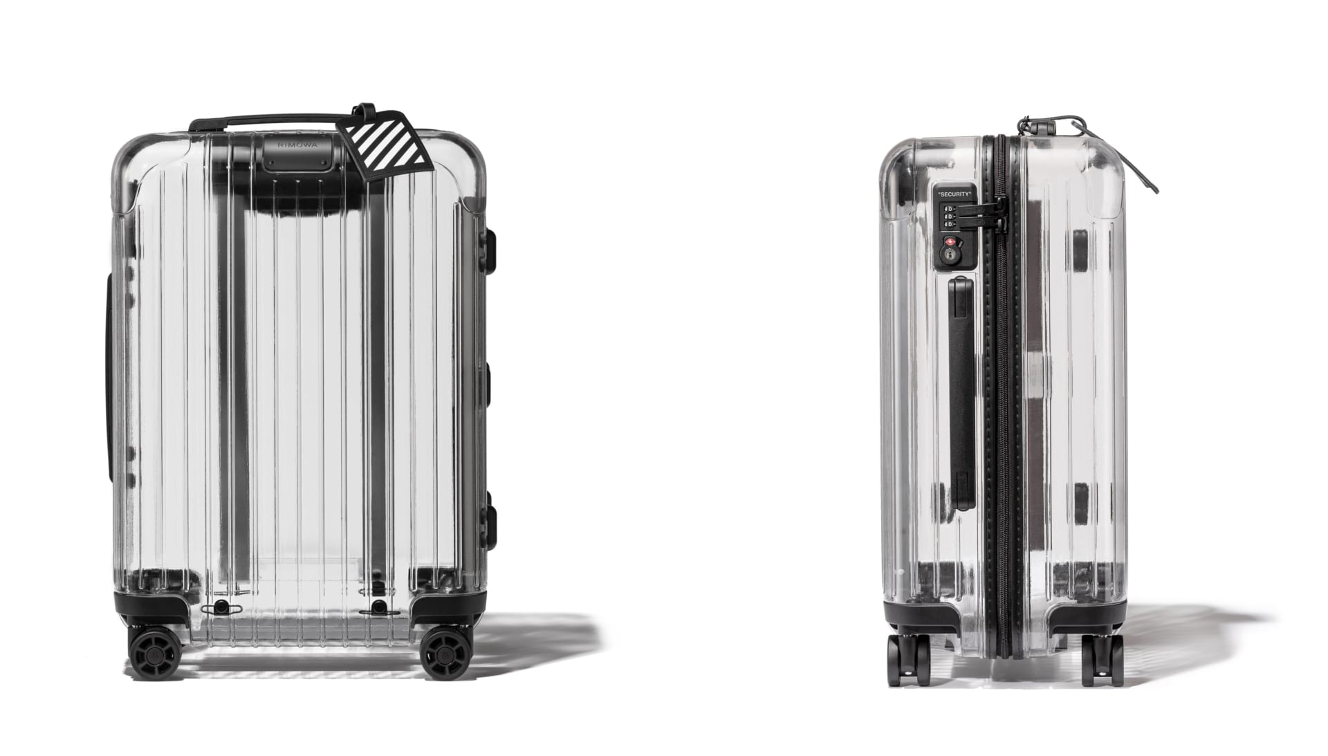 RIMOWAが透明のスーツケースを発表 ストリートウエアブランド「OFF 