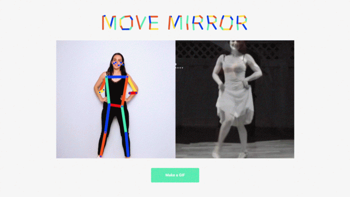 あなたが動けば８万の映像がつられて動く！？ グーグルがAIを駆使した「Move Mirror」を公開