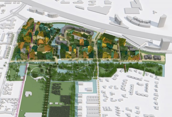 建築家集団・MVRDVによるオランダの新地区「ハイドパーク」 最新の基本計画案が発表