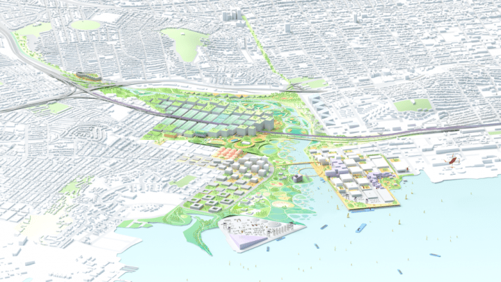 BIGらがサンフランシスコで取り組む自然の生態系の再生計画 プロジェクト「Islais Hyper-Creek」を提案