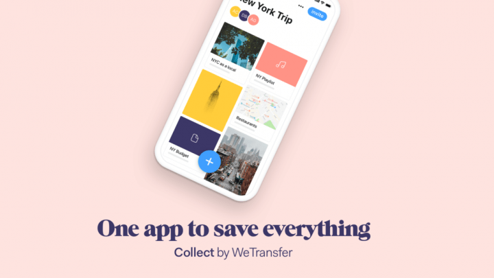 アムステルダムのWeTransferが提供するモバイルアプリ 「Collect by WeTransfer」が再始動