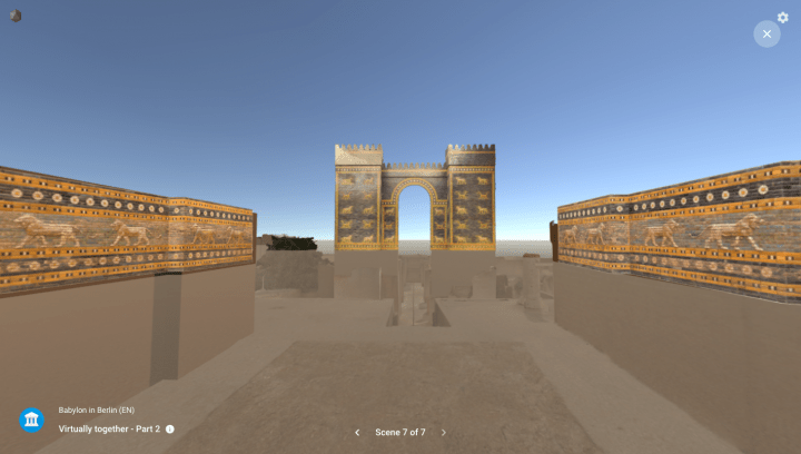 古代バビロンのイシュタル門をVRで再現 Google Arts & Cultureによる 「ミュージアムアイランド・ベ…
