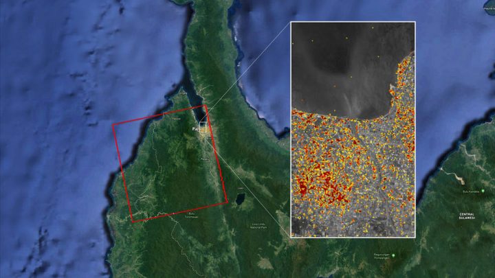NASAがインドネシア大津波の被害状況を衛星データで分析 被害地域を特定し迅速な物資供給に貢献