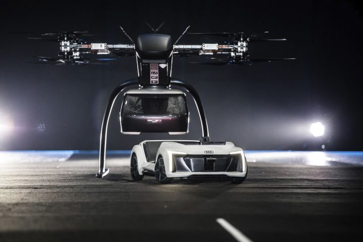 Audi・Airbus・Italdesignが開発する コンセプト・ドローンタクシー「Pop.Up Next」 プロトタイプの飛行テ…