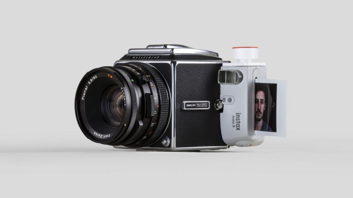 ハッセルブラッドと富士フイルムのチェキを合体 個人プロジェクト「Hasselblad-Instax」が公開