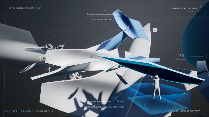 Zaha Hadid Virtual Reality Groupが取り組む 建築デザイン向け没⼊型VR技術「Project Correl」