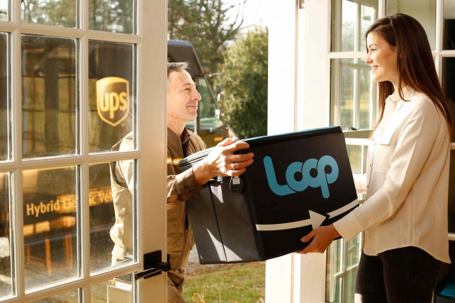 アメリカの貨物運送会社 UPS 再利用可能な梱包材を用いるシステム「Loop™」を導入