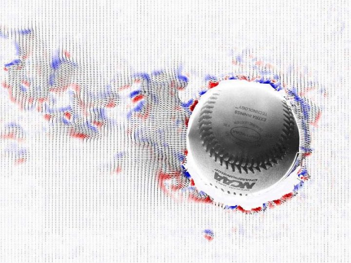 2シームファストボールではどんな気流ができる？ MLB投手の「Laminar Express」を流体力学で解明