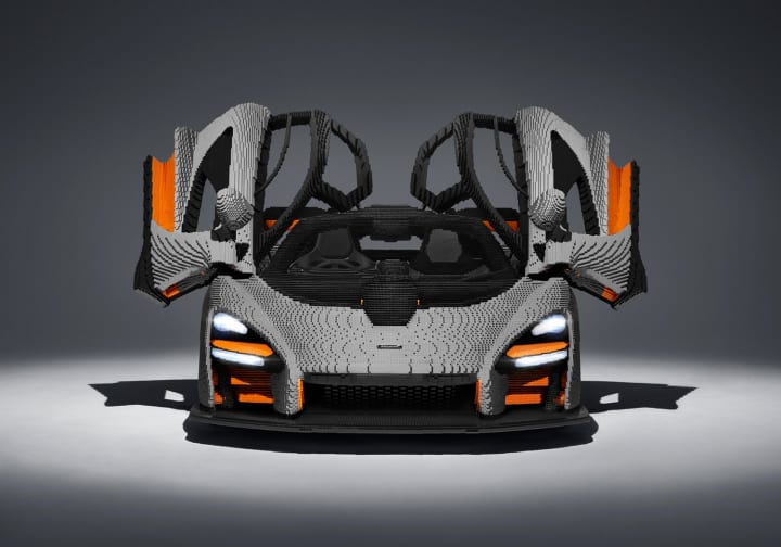 5000時間を費やした「LEGO®McLaren Senna」が登場 実物大で最高時速はなんと334km！