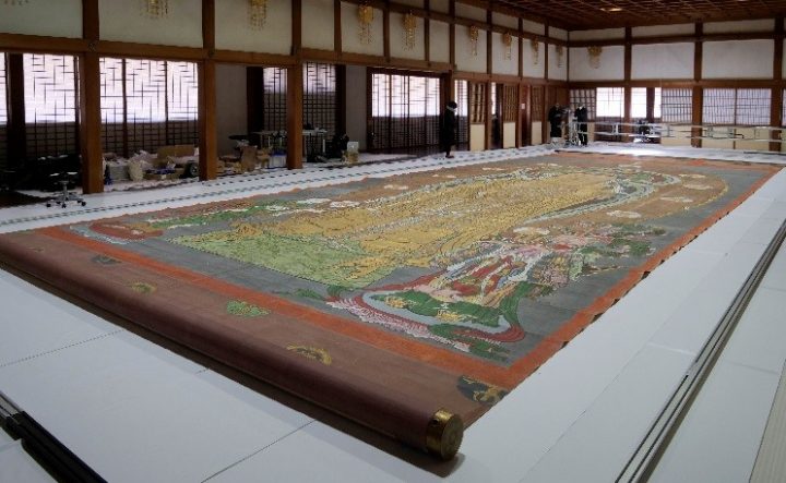 長谷寺と凸版印刷が日本最大級の掛け軸 「長谷寺大観音大画軸」をデジタルアーカイブ