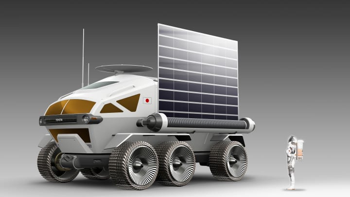JAXAとトヨタによる月面での有人探査活動用モビリティ開発 ブリヂストンが専用タイヤの研究を推進