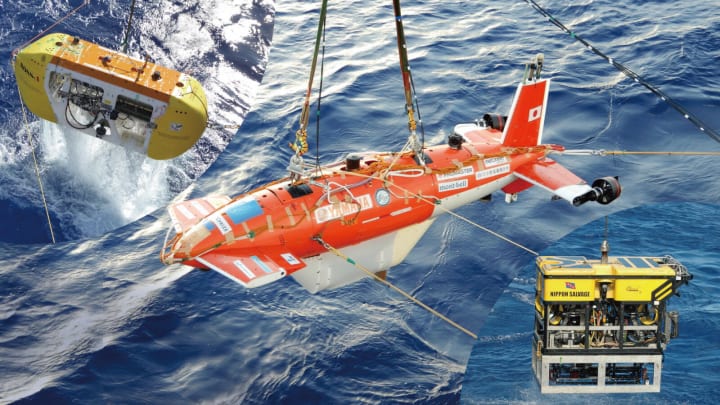 東京大学生産技術研究所の研究チーム ３台のロボットを連携させて海底３次元画像を取得