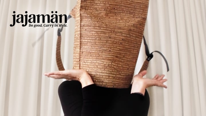 コルク材を使用した「Jajamän Cork Backpack」が登場 ビーガンでサステナブルなバックパック