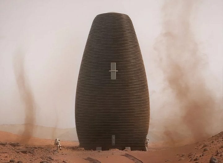 NASA主催の3Dプリンタによる火星用住居作成コンペ ニューヨークの建築設計事務所 AI SpaceFactoryが勝利