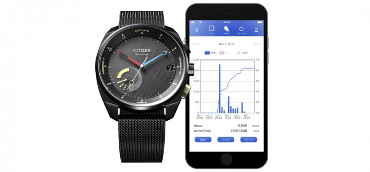 シチズンの光発電スマートウオッチ 好きな機能を入れ替えられる「Eco