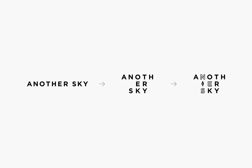 Nendoによるanother Sky Iiの新ロゴデザイン 佐藤オオキ Logotype Autumn Blue Nendoによるanother Sky Iiの新ロゴデザイン 佐藤オオキ Logotype Autumn Blue