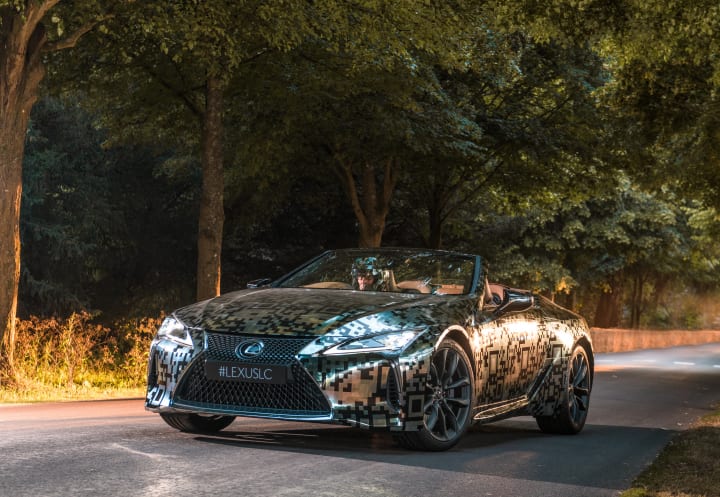 LEXUS「LC」コンバーチブルモデルの試作車 Goodwood Festival of Speed 2019で初披露
