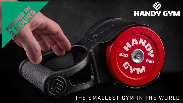 ポータブルフィットネスツール「Handy Gym」が登場 アプリとつなげば200種類以上のエクササイズをガイド