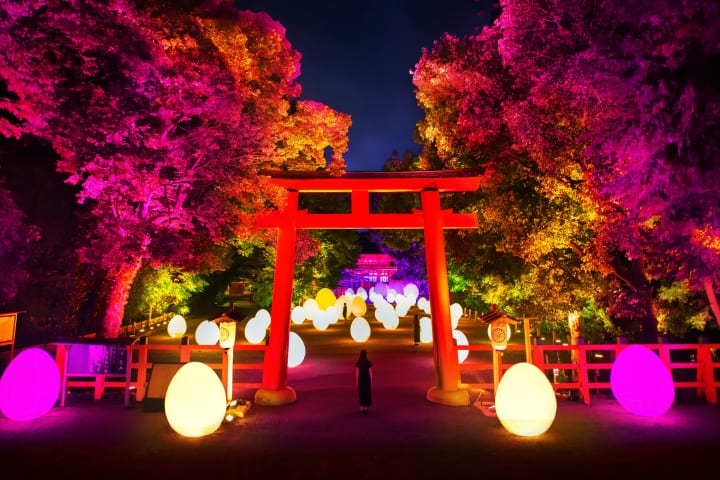 チームラボが京都の世界遺産 下鴨神社にて今年もアート展 「下鴨神社 糺の森の光の祭 Art by teamLab R…