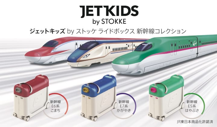 ライドオン機能がついた⼦ども⽤スーツケース ジェットキッズ by