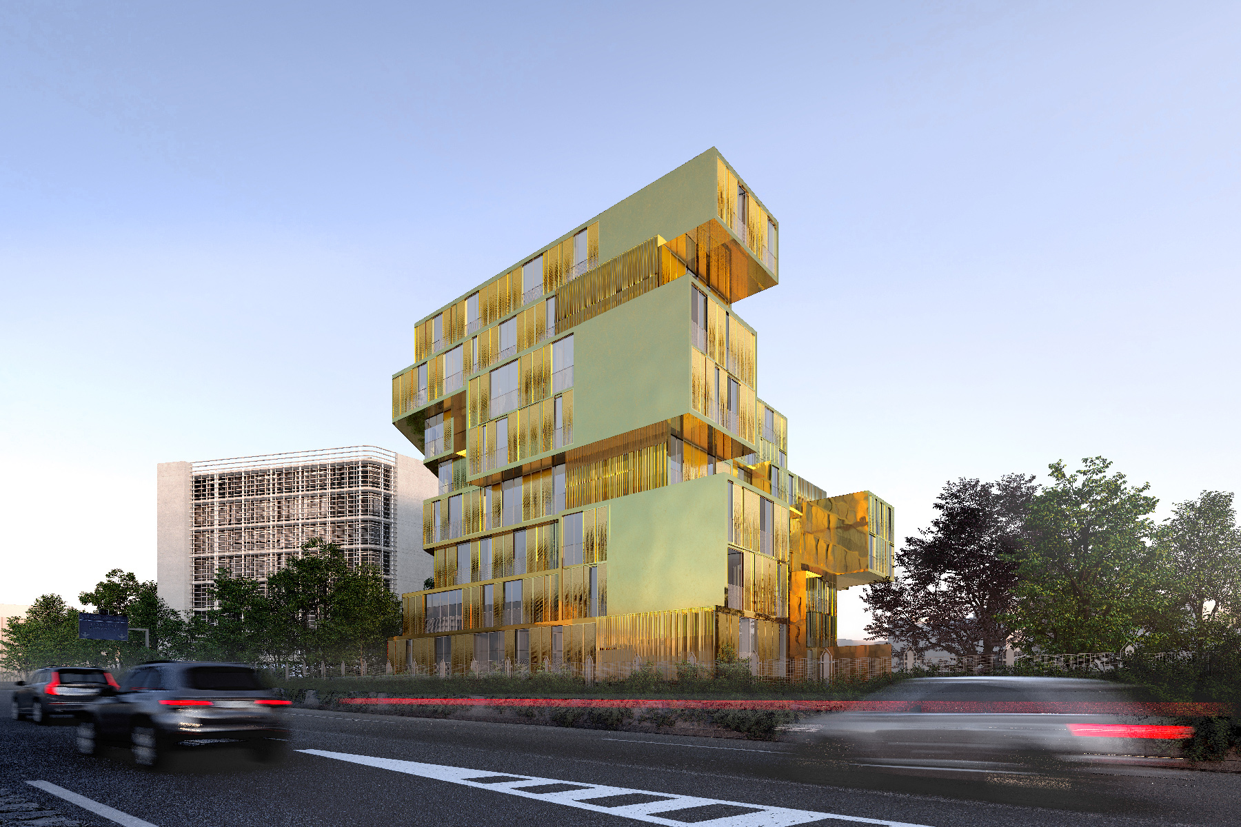 パリ国際大学都市にゴールドの「エジプト館」が新設 古代エジプト42州