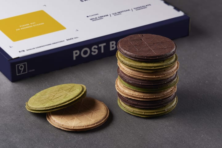 ポストに投函できるユニークな形状の新ギフト菓子 BAKEが手がける「POSTBOX SAND COOKIE」がローンチ