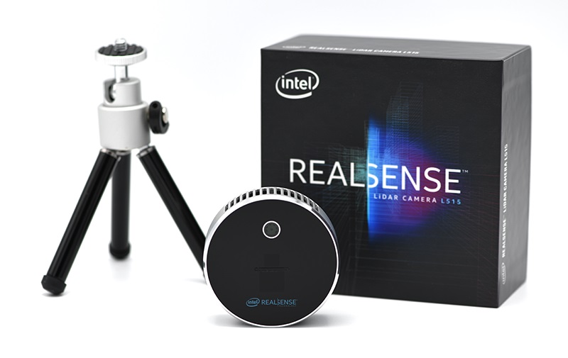 プリンター・複合機 Intel RealSense l515 世界最小、省電力、1秒間に数百万のビット深度 インテルのデプスカメラ