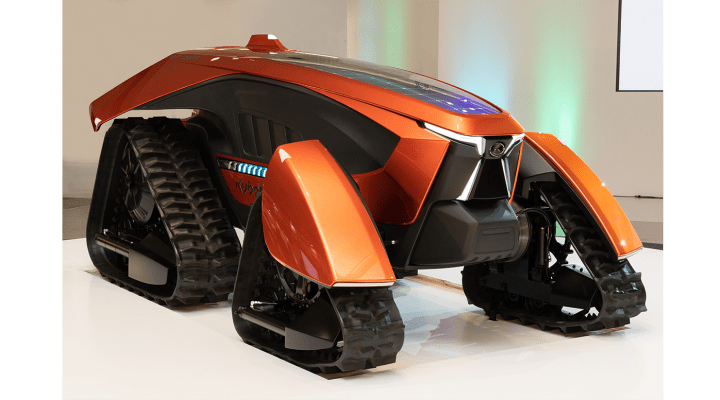 無人仕様と電動化技術による新しいスタイリング クボタのコンセプトトラクタ「 X tractor」