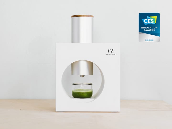 美味しい抹茶を誰でも簡単に楽しめる 抹茶メーカー「Cuzen Matcha」登場