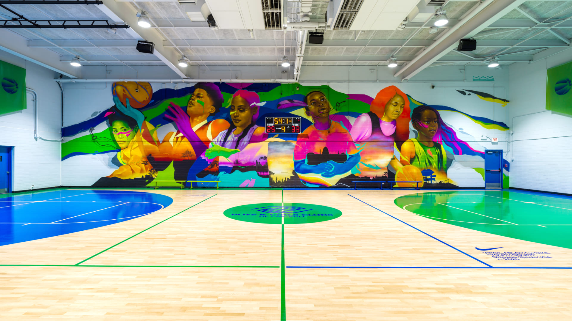 ナイキがヴァージル アブローらとリノベーションした 子供たちのためのバスケットボール施設 Webマガジン Axis デザインのwebメディア