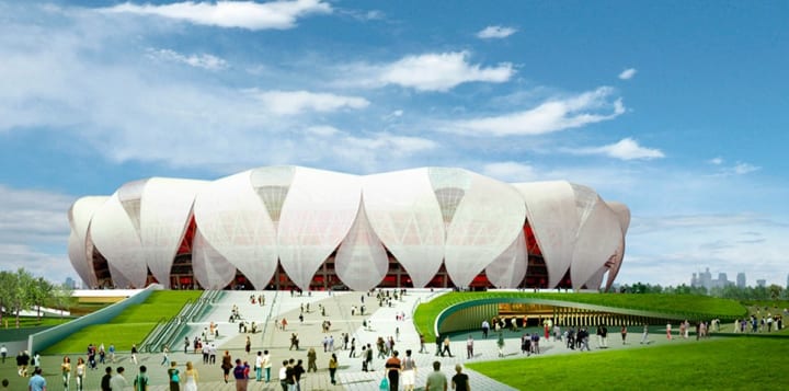 発展著しい杭州の新しい陸上競技場 「Hangzhou Olympic Sports Center」が完成へ