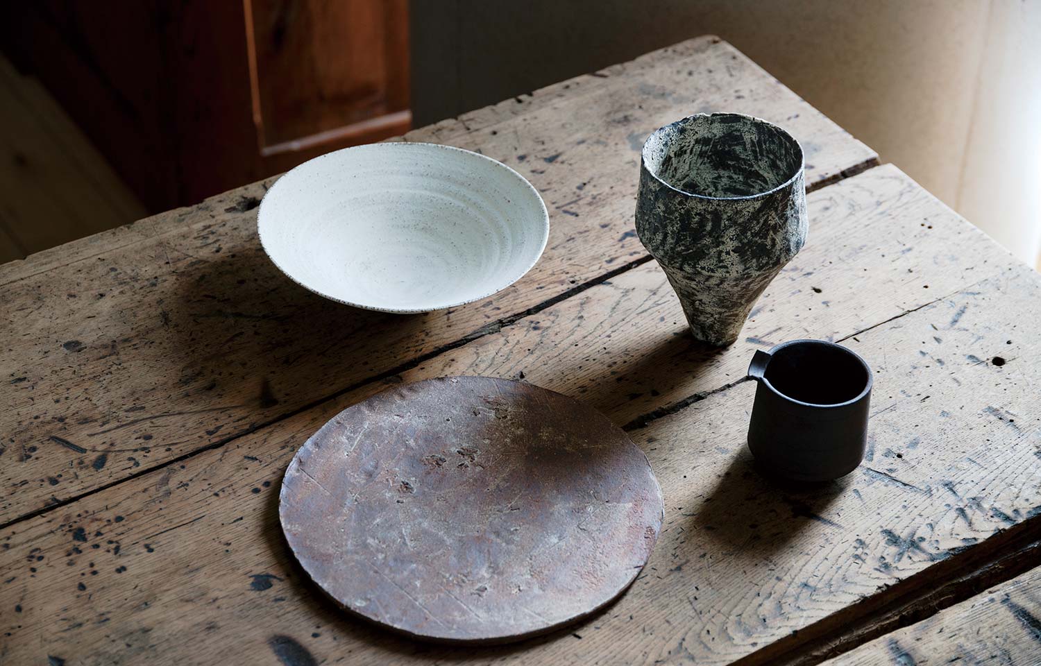 陶芸家・二階堂明弘 作陶展 sakura イデーショップ 六本木店にて