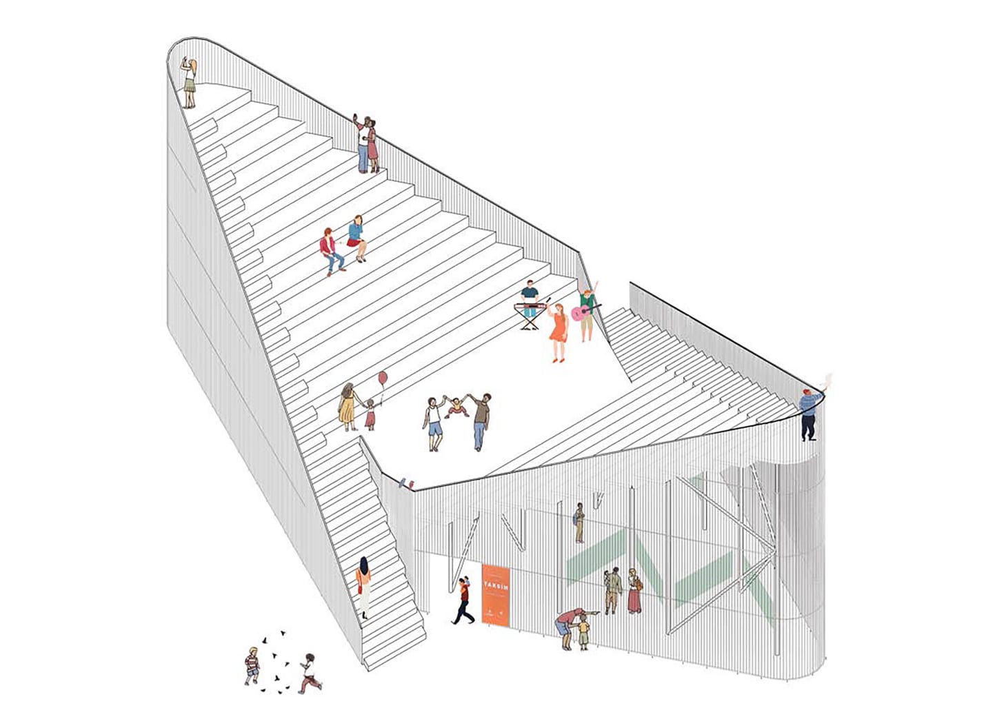 イスタンブールのタクスィム広場に登場した パフォーマンススペース「Taksim Pavilion」 AXIS Web デザインの視点で