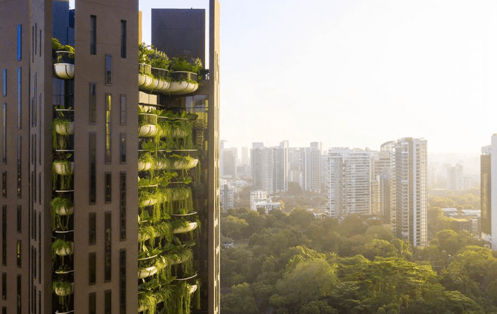 Heatherwick Studioによるレジデンシャルタワー「Eden」 シンガポールの気候にインスパイアされた屋外庭園