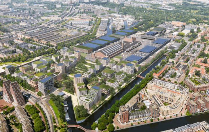 建築事務所Mecanooが設計する アムステルダムの運河に囲まれる住宅地区