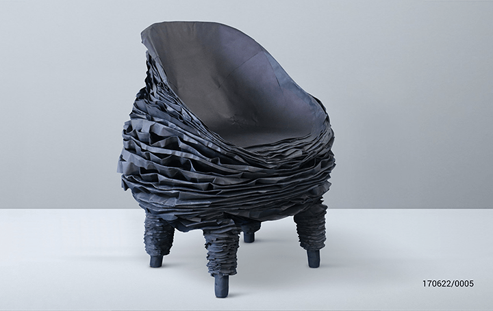 不要な紙や段ボールが個性的な家具になる プロダクトデザイナー Vadim Kibardinが手がける「Paper Furnitu…