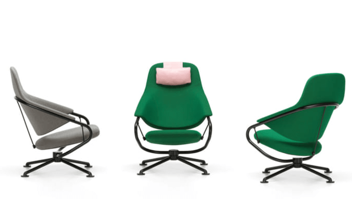 まるで宙に浮いているような座り心地 ヴィトラの新作ラウンジチェア