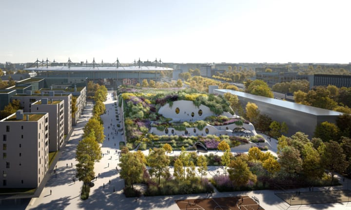 MVRDVが手がける、2024年パリオリンピックの
アクアティックセンター設計案が解禁