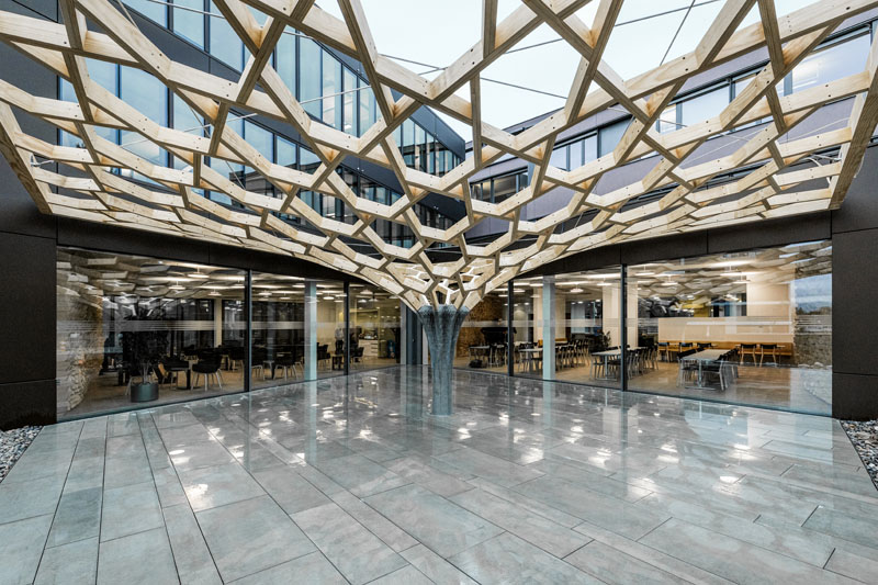 スイス連邦工科大学が手がけた「Future Tree」 木造建築とデジタル