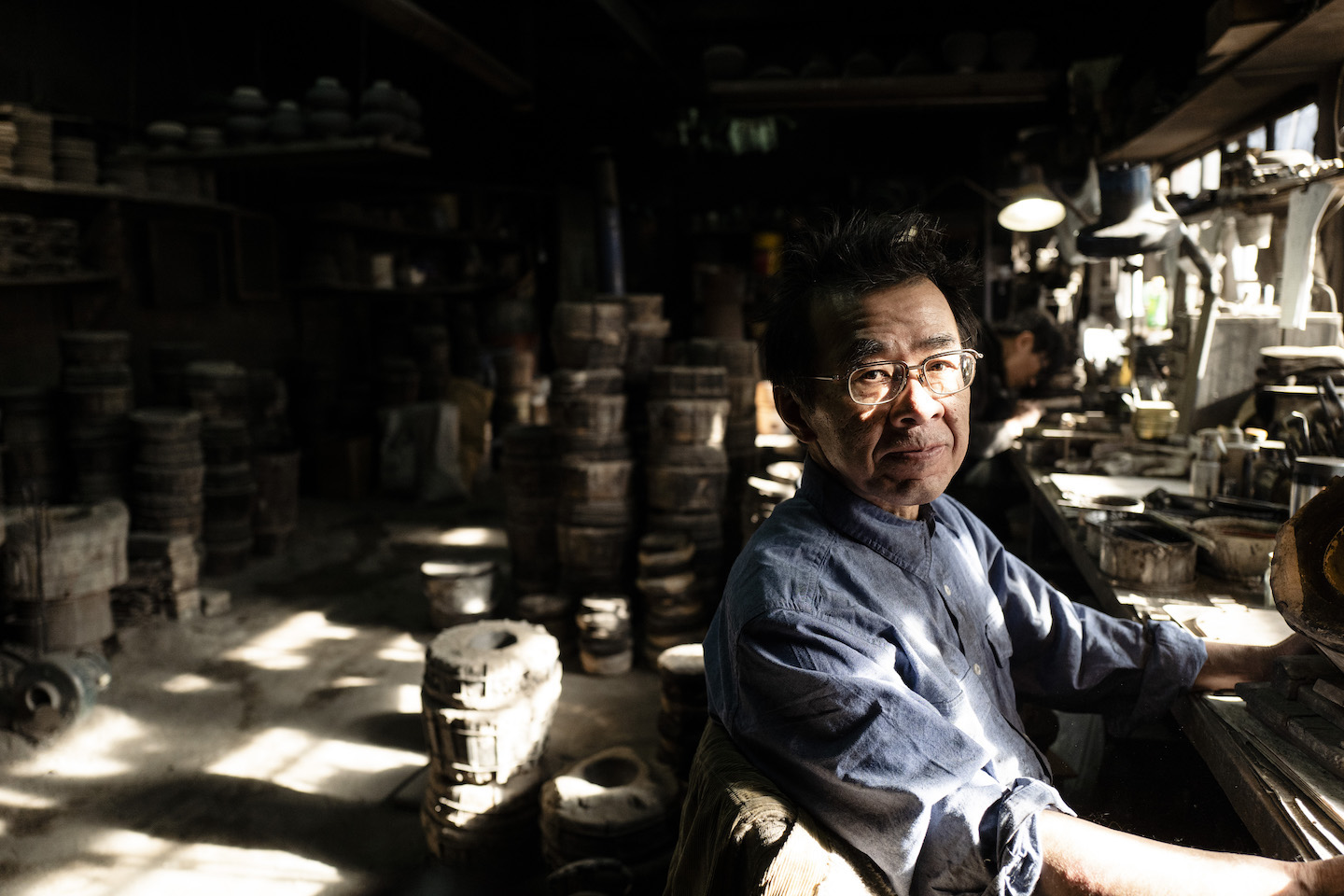 未使用品　南部盛岡宮鉄鉄瓶店(現釜定工房)初代釜定　宮　定吉作　南部鉄瓶 未使用品 南部盛岡宮鉄鉄瓶店(現釜定工房)初代釜定 宮 定吉作 南部鉄瓶