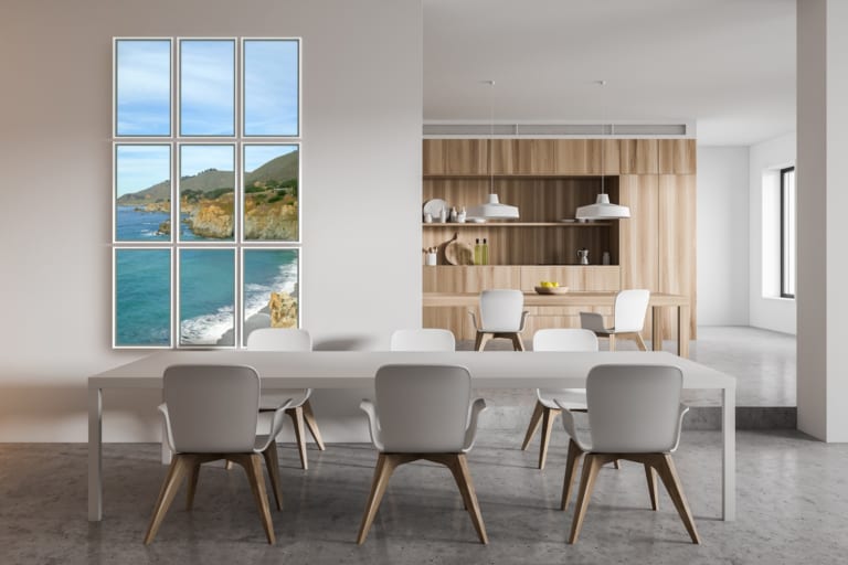 Atmoph Window 2を並べて出来た大窓の画像