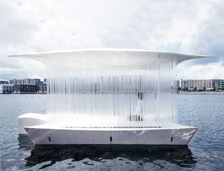 PAN- PROJECTS、水上の公共空間の可能性を探る コペンハーゲンのパビリオン「Tea House Ø」