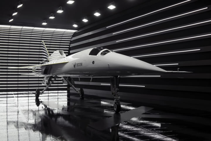 JALが資本参加する米航空機メーカーBoom Technology 超音速航空機の試験機「XB-1」を公開