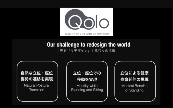 トヨタ・モビリティ基金のチャレンジより。筑波大学チームによる新発想の電動車椅子