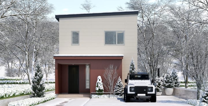 冬の厳しい寒さに対応する住宅 ジブンハウスの北海道限定モデル「Concept White HD」