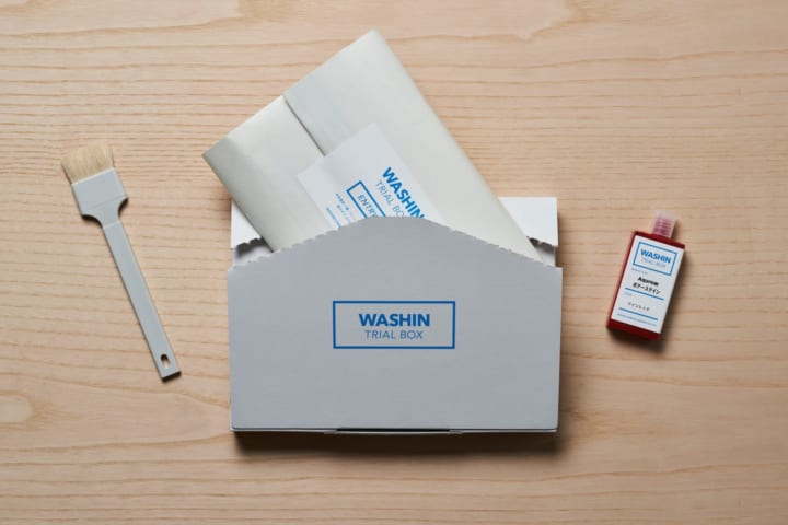 DRILL DESIGNが手がけた和信化学⼯業の 水性塗料トライアルボックス「WASHIN TRIAL BOX」