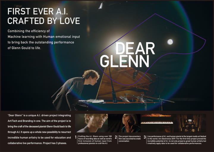 ヤマハのAIと人間の共創を追求する ピアノ演奏プロジェクト「Dear Glenn」